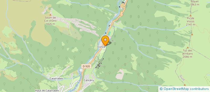 localisation de l'entreprise SCI KRYSELO  CAUTERETS