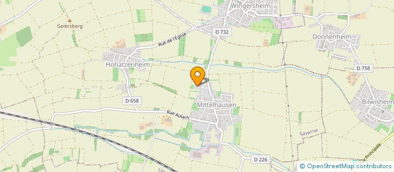 localisation de l'entreprise SCI KRYSTAL  WINGERSHEIM LES QUATRE BANS