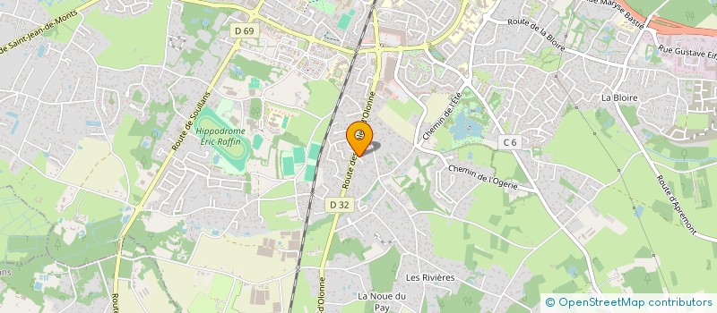 localisation de l'entreprise SCI KRYSTAL à CHALLANS