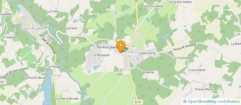 localisation de l'entreprise SCI KRYSTAL à SAINT-CYR