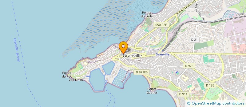 localisation de l'entreprise SCI KRYSTINA à GRANVILLE