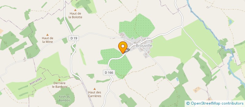 localisation de l'entreprise SCI KRYZS S.E.L.L  BROUVILLE