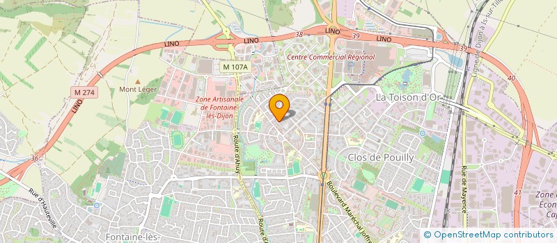 localisation de l'entreprise SCI KRZAKALA à DIJON