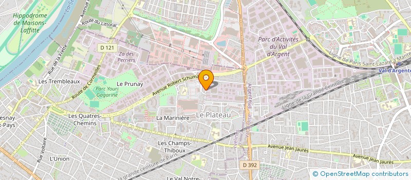 localisation de l'entreprise SCI KS  SARTROUVILLE