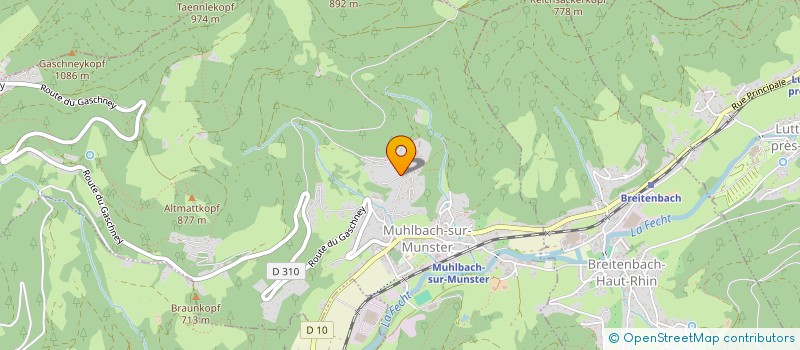 localisation de l'entreprise SCI KS  MUHLBACH-SUR-MUNSTER