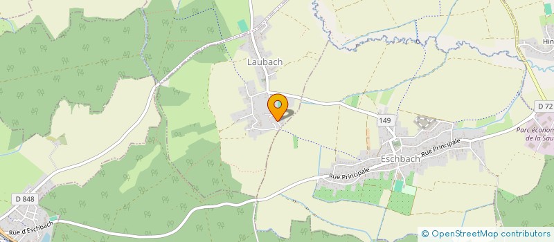 localisation de l'entreprise SCI KS  LAUBACH