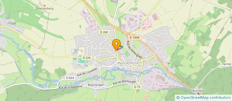 localisation de l'entreprise SCI KS WASSELONNE  WASSELONNE