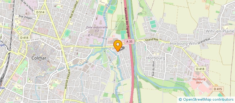 localisation de l'entreprise SCI KS2M  COLMAR