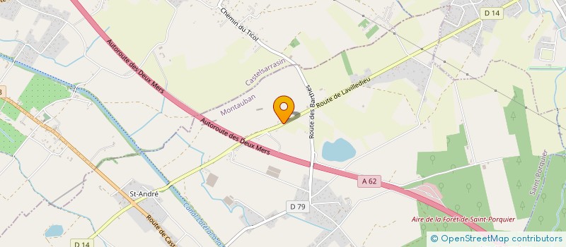 localisation de l'entreprise SCI KSAKASS  SAINT-PORQUIER