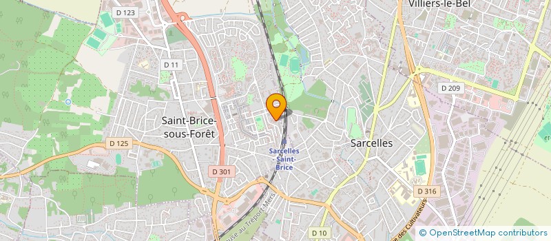 localisation de l'entreprise SCI KSD à SAINT-BRICE-SOUS-FORET