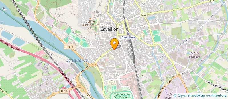 localisation de l'entreprise SCI KSF  CAVAILLON