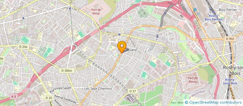 localisation de l'entreprise SCI KSF 96 à MONTREUIL