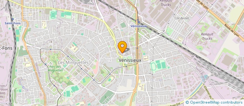 localisation de l'entreprise SCI KSK  VENISSIEUX