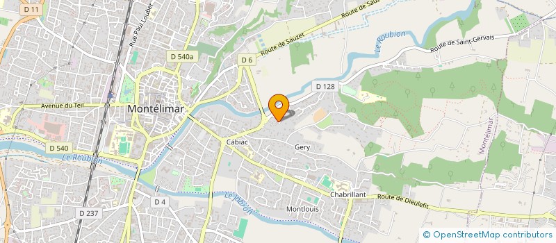 localisation de l'entreprise SCI KSKTM à MONTELIMAR