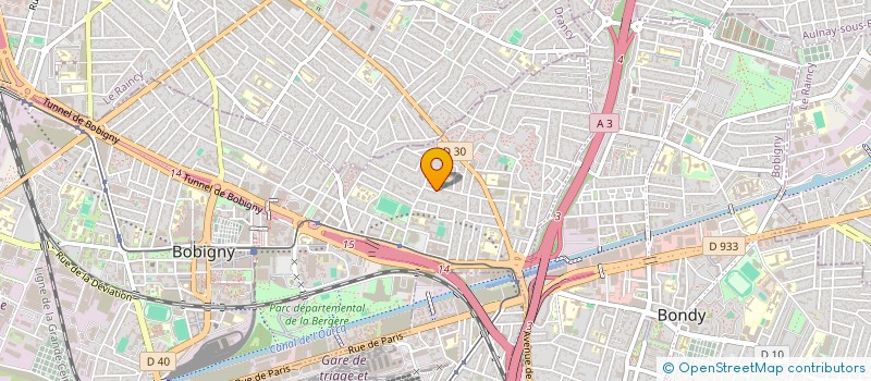 localisation de l'entreprise SCI KSL  BOBIGNY