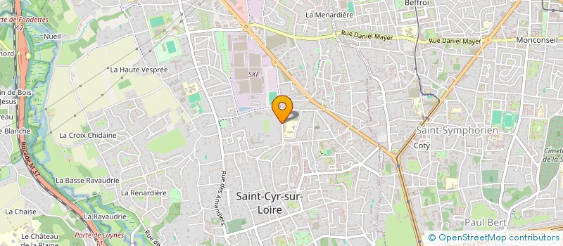 localisation de l'entreprise SCI KSM à SAINT-CYR-SUR-LOIRE