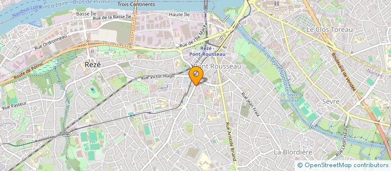 localisation de l'entreprise SCI KSP  REZE