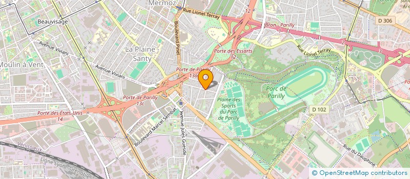 localisation de l'entreprise SCI KSS  VENISSIEUX