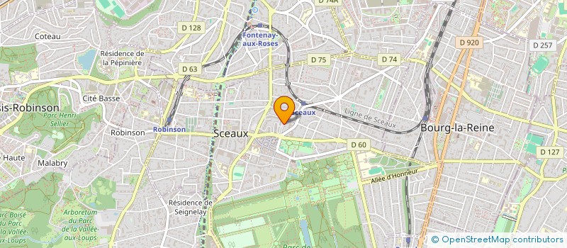 localisation de l'entreprise SCI KSUREN à SCEAUX