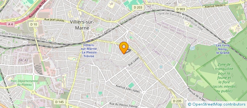 localisation de l'entreprise SCI KSVG  VILLIERS-SUR-MARNE