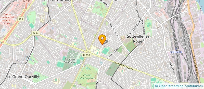 localisation de l'entreprise SCI KTEP  SOTTEVILLE-LES-ROUEN