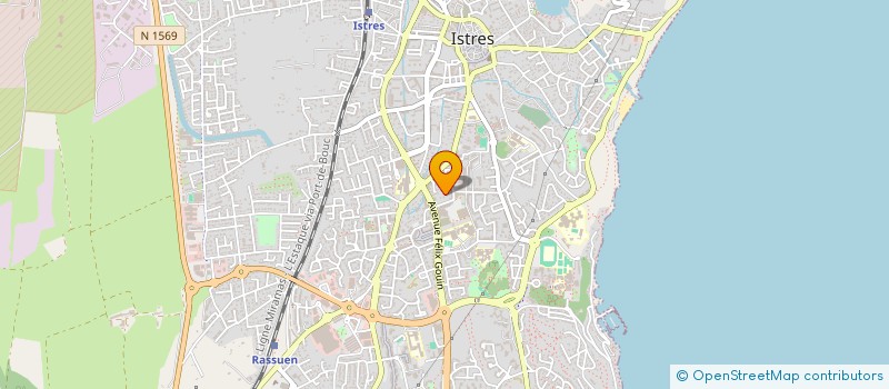 localisation de l'entreprise SCI KTH IMMO  ISTRES