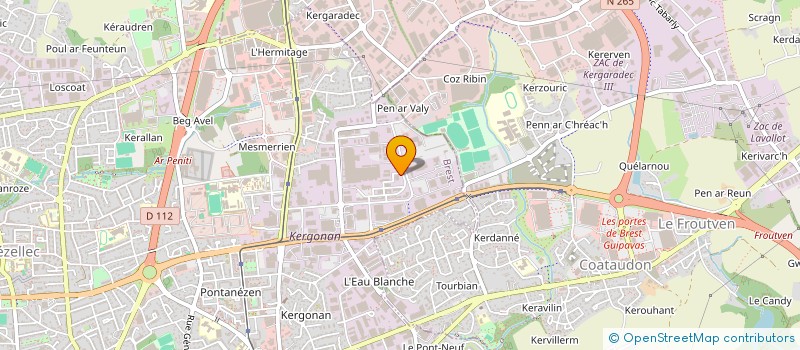 localisation de l'entreprise SCI KTIRIO  BREST