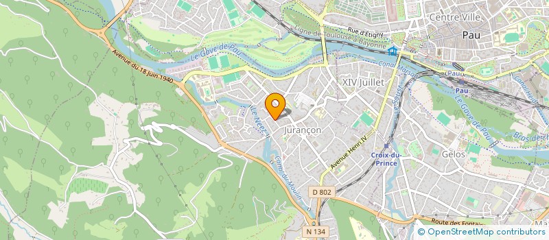 localisation de l'entreprise SCI KTL à JURANCON