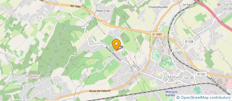 localisation de l'entreprise SCI KTLA  MOIRANS