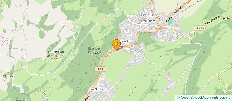 localisation de l'entreprise SCI KTM  LES FINS