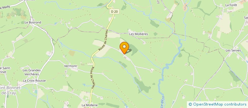 localisation de l'entreprise SCI KTO  SAINT-BONNET-DE-CRAY