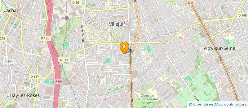 localisation de l'entreprise SCI KUBEAU à VILLEJUIF