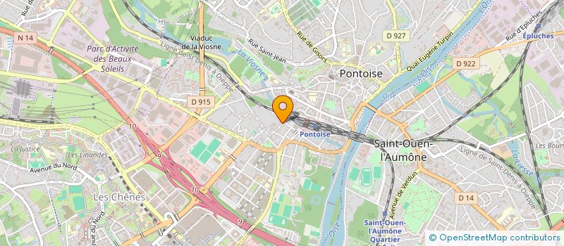 localisation de l'entreprise SCI KUBO  PONTOISE