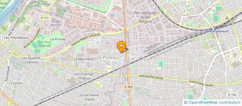 localisation de l'entreprise SCI KUCUK  SARTROUVILLE