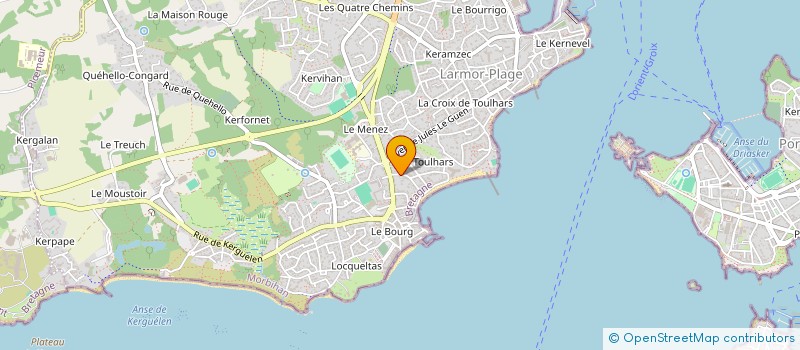 localisation de l'entreprise SCI KUHN  LARMOR-PLAGE