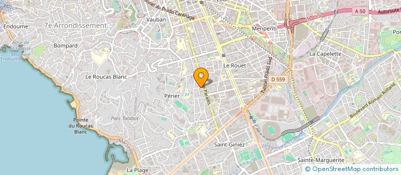 localisation de l'entreprise SCI KUHN à MARSEILLE