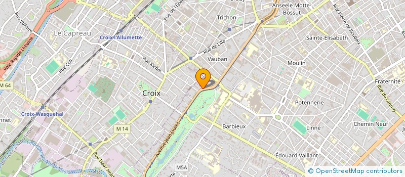 localisation de l'entreprise SCI KUHN LES PRES LA GAUCHERY  ROUBAIX