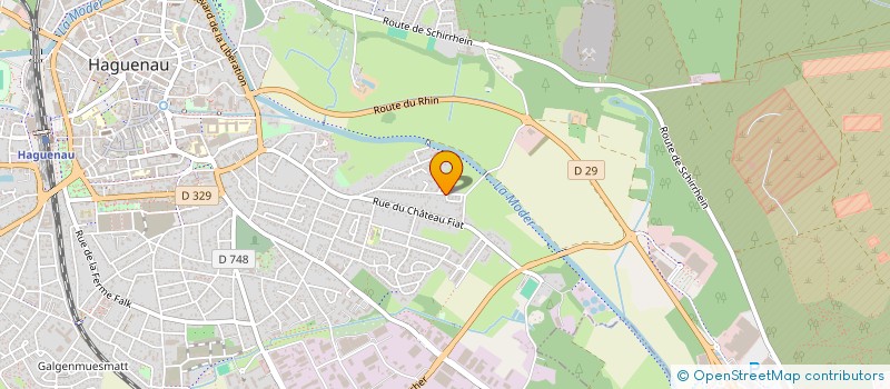 localisation de l'entreprise SCI KUHU  HAGUENAU