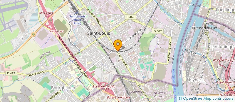 localisation de l'entreprise SCI KUL  SAINT-LOUIS