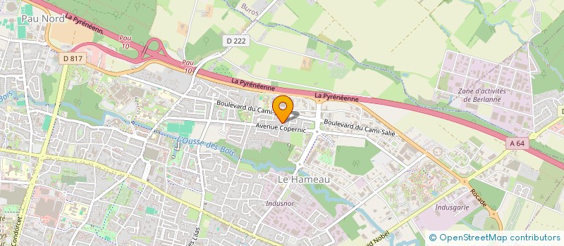 localisation de l'entreprise SCI KULINSKI-LAPORTE à PAU