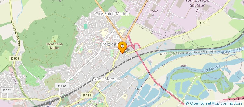 localisation de l'entreprise SCI KUMBA  TOUL