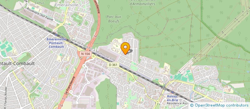 localisation de l'entreprise SCI KUMBUE FAMILY  ROISSY-EN-BRIE