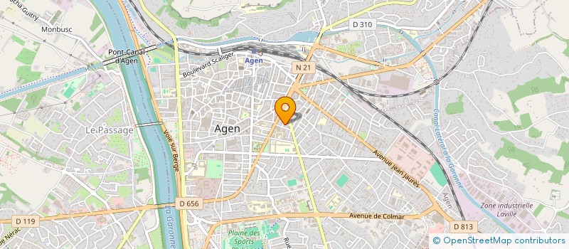 localisation de l'entreprise SCI KUNDA  AGEN