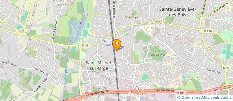 localisation de l'entreprise SCI KUNSTMANN  SAINT-MICHEL-SUR-ORGE