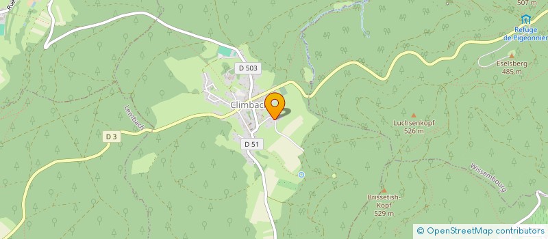 localisation de l'entreprise SCI KUNTZ  CLIMBACH