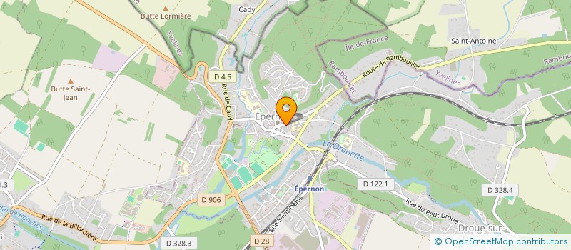 localisation de l'entreprise SCI KUNTZ à EPERNON