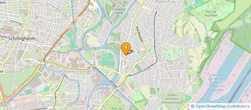 localisation de l'entreprise SCI KUNTZ QUIRIN à STRASBOURG