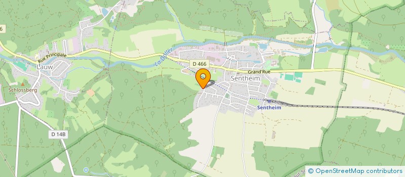 localisation de l'entreprise SCI KUNTZMANN - BIHL  SENTHEIM