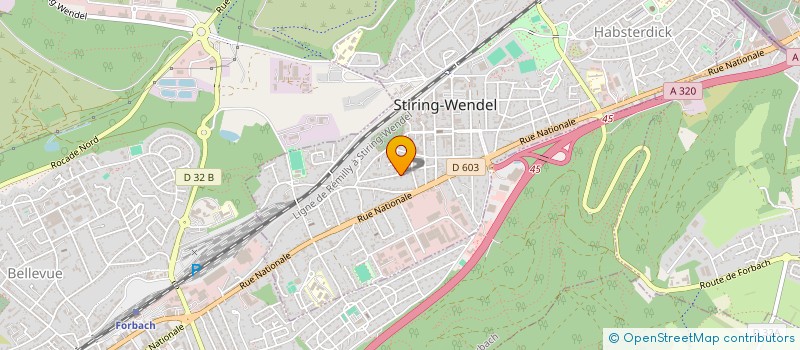 localisation de l'entreprise SCI KUP  STIRING-WENDEL