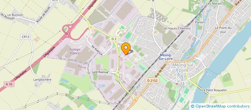 localisation de l'entreprise SCI KURBAN INVEST à MEUNG-SUR-LOIRE
